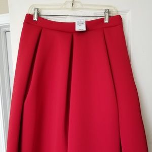 Ashley Stewart neoprene hi-low skirt
